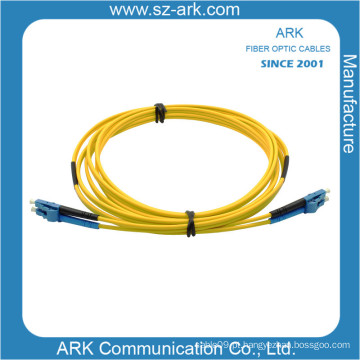 LC / PC-LC / PC Jaqueta Amarela Singlemode Duplex Fibra Óptica (3M) à venda